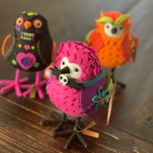 Hyde & EEK! Target Halloween Bird Figurine 2021 Set